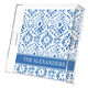Shades of Blue Damask Lucite Tray Image 2 of 4